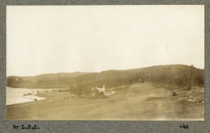 Mid-Ocean's Cape Hole green, far left, as it looked in the early years after the course opened. (Photo courtesy the Frederick Law Olmsted National Historic Site)