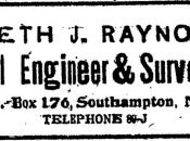 The advertisement that ran in the "Southampton (N.Y.) Press" for more than a decade.