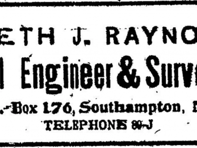 The advertisement that ran in the "Southampton (N.Y.) Press" for more than a decade.