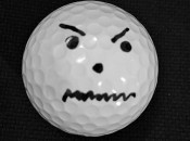 angry golf ball