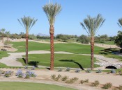 The new 9th hole takes shape on the Oasis nine