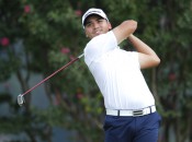 Jason Day birdied the 15th hole on Saturday despite a relatively poor second shot. Copyright Icon SMI.