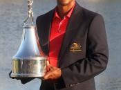 TIger Woods claimed his 72nd career PGA Tour victory at the Arnold Palmer Invitational. Photo copyright Cliff Welch/Icon SMI.