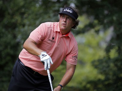 Phil Mickelson's stated strategy was odd, but his execution may have really been to blame for his costly triple bogey on Masters Sunday. Photo copyright Todd Kirkland/Icon SMI.
