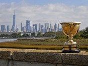 JERSEY CITY, NJ - OCTOBER 3:  Course scenics of Liberty National Golf Club, host course of the 2017 Presidents Cup in Jersey City, New Jersey on Ocotber 3, 2016. (Photo by Chris Condon/PGA TOUR)