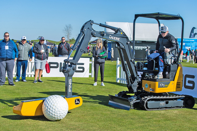 The PING/John Deere exhibit during DEMO day at Orange County National Golf Center on January 21, 2020 in Winter Garden, Florida. (Photo by Scott Halleran/PGA of America)