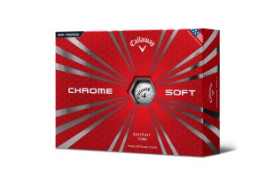 Callaway says Chrome Soft feature low compression with Tour Urethane cover