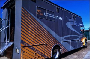 Cobra Golf's tour tech van