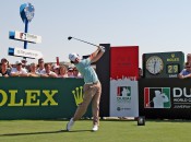 Rory McIlroy at the 1st tee