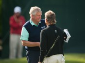 Old friends and rivals Monty and Langer played all four rounds together at the Senior PGA.