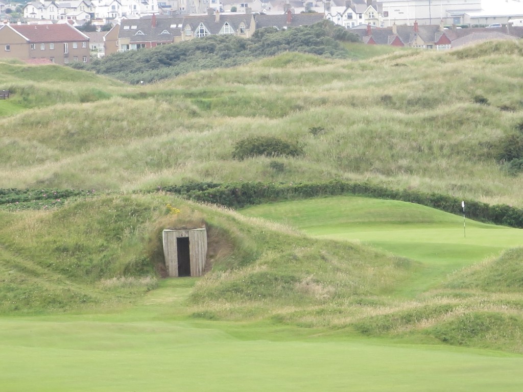 Gimme shelter, Part 1. . . at Royal Portrush, there are ways to beat the weather.