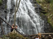 Crabtree Falls, a hiking destination on the Blue Ridge Parkway, is camera-ready.