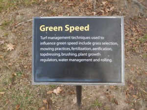 Green speeds can impact pace of play.