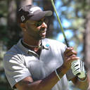 Jerry Rice, on course.