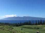 With Molokai and its usual cap of clouds in the background, Maui and the Plantation is heaven on earth.