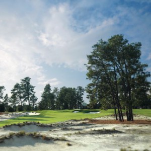 Pinehurst #2's 13th. An Ideal Ross Short Par 4.