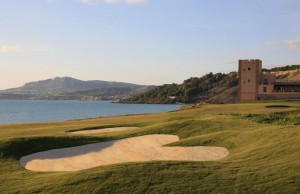 Beautiful Mediterranean coastline and ancient castles are one of the things appealing about golf in Sicily.