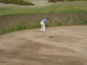 This never would have happened to my friend Pat at Pinehurst. By the way, he managed to hit the infamous "Shell Bunker" twice ths round, on two different holes, out and back.