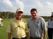 Your's truly with Jack Nicklaus, the greatest golfer to never shoot 59. The Golden Bear is in excellent company.
