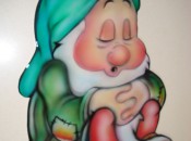 I found this handpainted image of Sleepy, one of the Seven Dwarfs, and for some reason it reminds me of Jim Furyk.