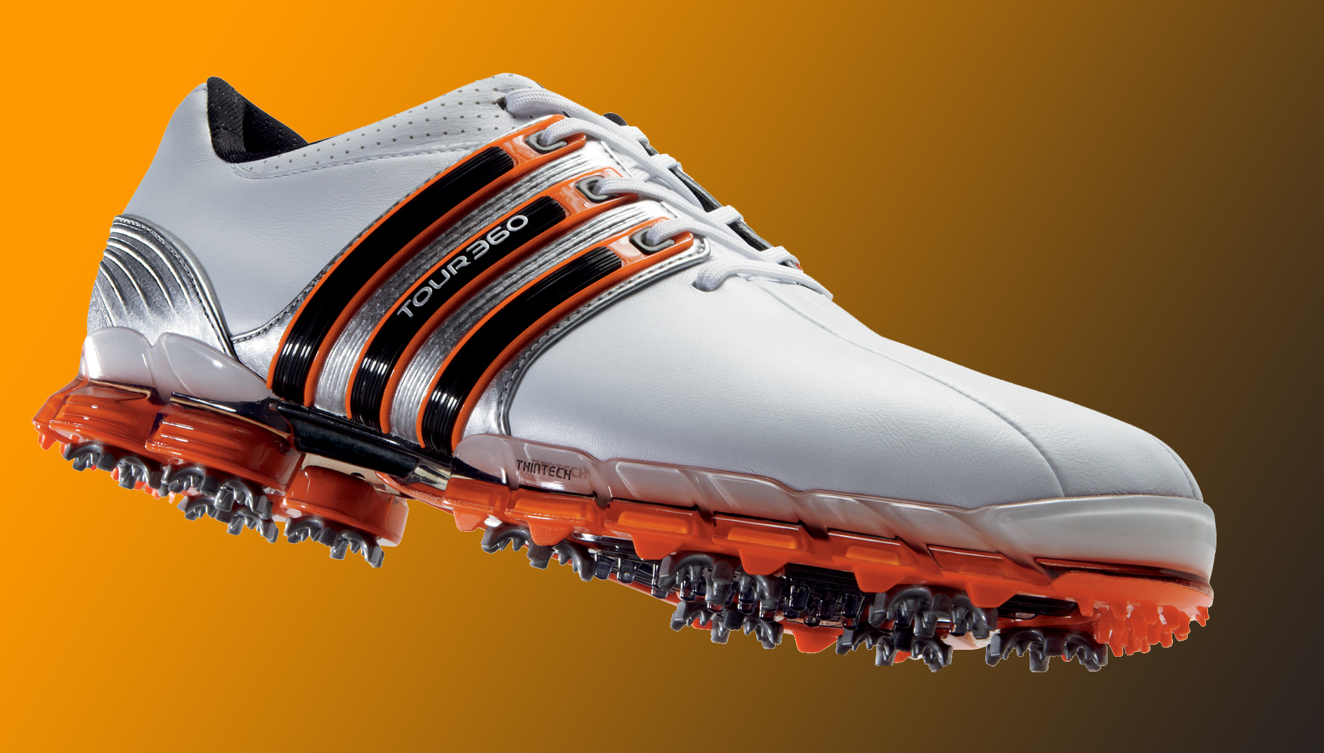 adidas golf shoes orange