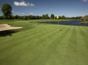 The 8th hole at Crooked Stick Golf Club in Carmel