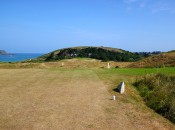 Looking down the 9th hole with the Atlantic Ocean backdrop © James Mason planetgolfreview