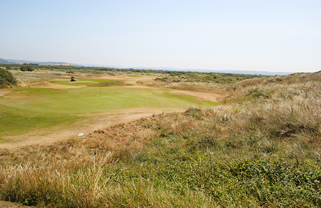 Looking back down the 13th hole at Saunton GC West Course © James Mason