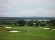 The downhill 236-yard 17th features magnificent vistas and was the hardest hole in the 2010 Thailand Open.
