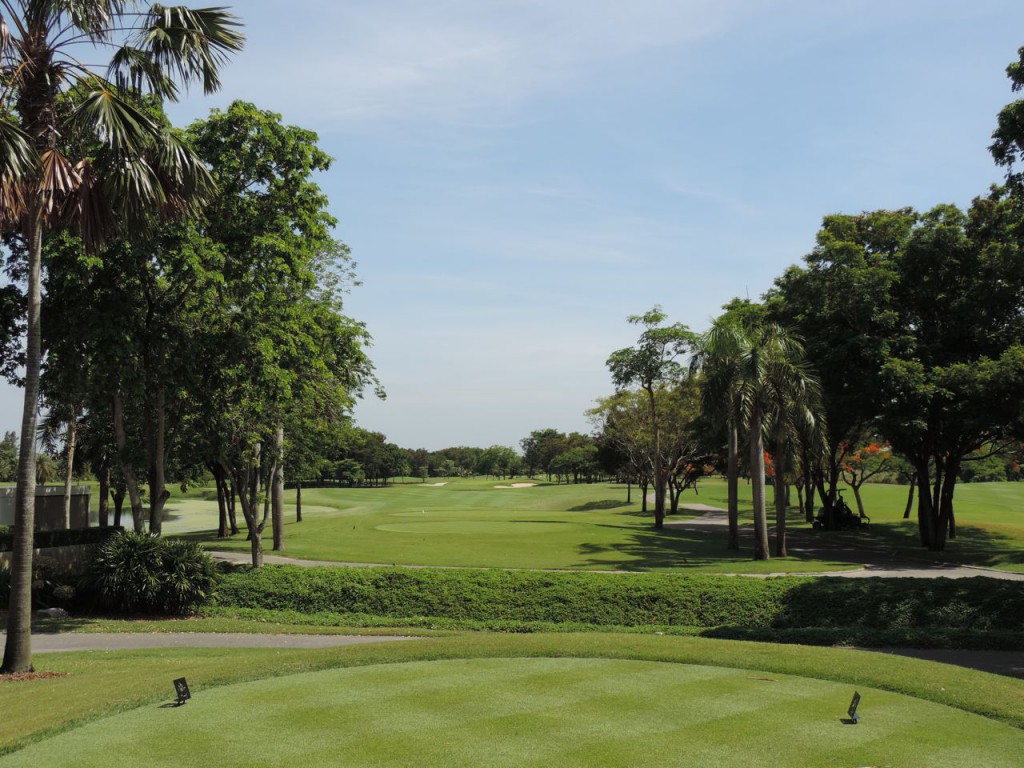 The first hole at Lotus Valley 