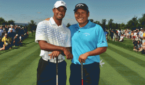 Tiger Woods and Notah Begay.