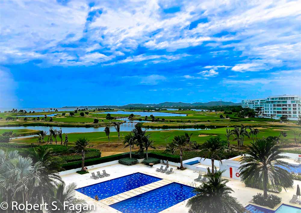 Conrad Cartagena golf views