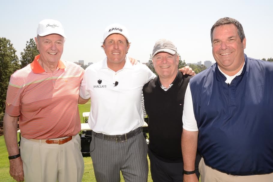 Phil Mickelson with the Lowerys at the FOG