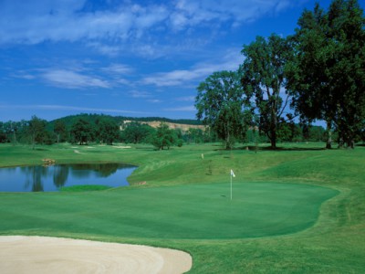 The 18th hole at Rebsamen GC