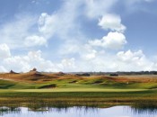Fescue covered dunes were built to emulate the look of Irish links courses.