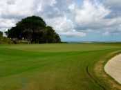 Seaside's 5th green is just one of many set against the Intracoastal marshes and St. Simons Sound.