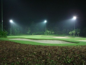 Night golf at Mission Hills