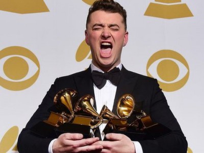 Sam Smith at the Grammy Awards (Frederic J. Brown/Agence France-Presse via Getty Images)