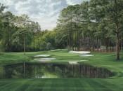 The 16th at Augusta National by Linda Hartough