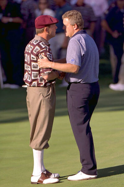 Stewart and Montgomerie at the Ryder Cup