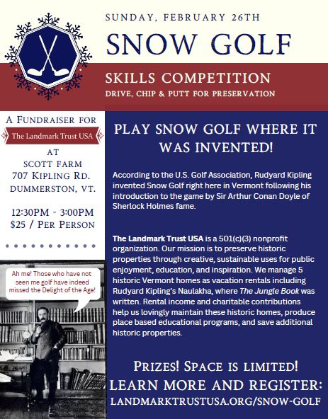 Snow Golf flyer