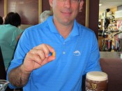 One of the designated un-drivers, Jeff partakes of two staples of any Irish golf vacation: Guinness and ibuprofen.