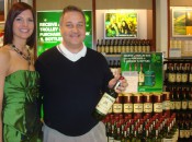 Irish brands reach out to visitors, such as a Jameson presentation encountered at Chicago's O'Hare Airport