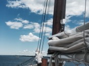 Set sail aboard Traverse City's tall ship "Manitou" in the east bay and beyond