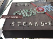 Gibson's in Chicago, on Frank Sinatra Ave., is a celebrity hangout for stars of journalism, radio, TV, movies and sports.