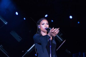 Chicago native Jennifer Hudson performed at Marriott Marquis grand opening (Photography by Jeff Schear Visuals)