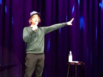 David Spade’s appearance in Battle Creek was a trip and he spoke of travel (Photo by Michael Patrick Shiels)
