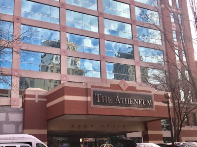 The Atheneum hotel in Downtown Detroit.