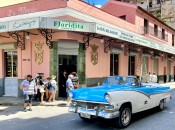 Havana’s El Floridita was, like northern Michigan, an Ernest Hemingway Haunt. Photo by Peter Franks
