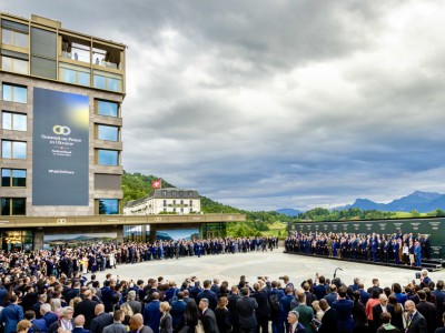 World Leaders and diplomacy took center stage at Switzerland’s Buergenstock Resort
Photo by: KEYSTONE/EDA/POOL/Michael Buholzer